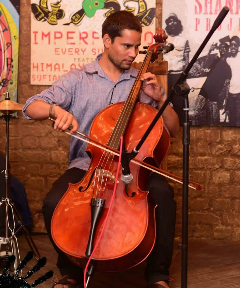 indian cello player vadodara india